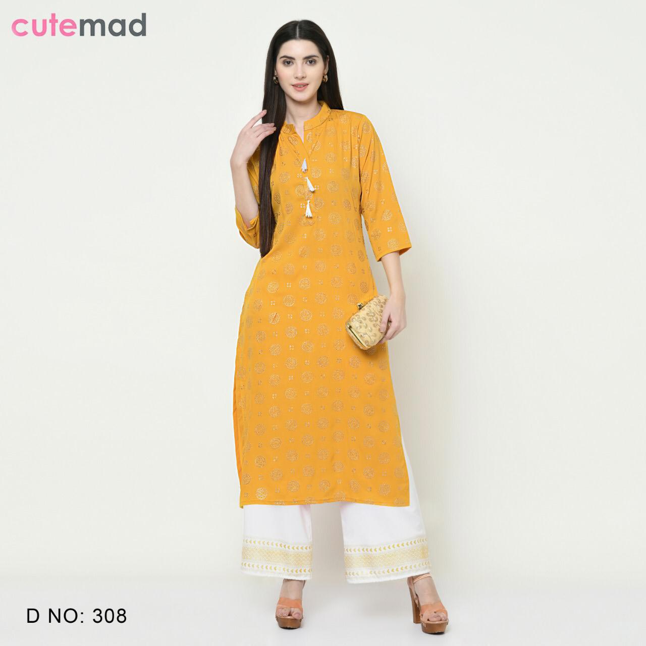 Cutemad Vol-3 American Crape Kurti Catalog Cutemad Vol-3 American Crape Kurti Catalog